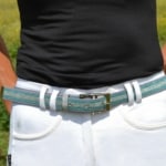 ceinture biothane gris a paillettes bleu givre grises modele