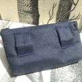 pochette de ceinture pour téléphone équitation bleu marine paillettes bleu nuit grises