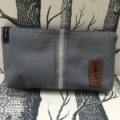 pochette de ceinture pour téléphone équitation grise paillettes swaro gris